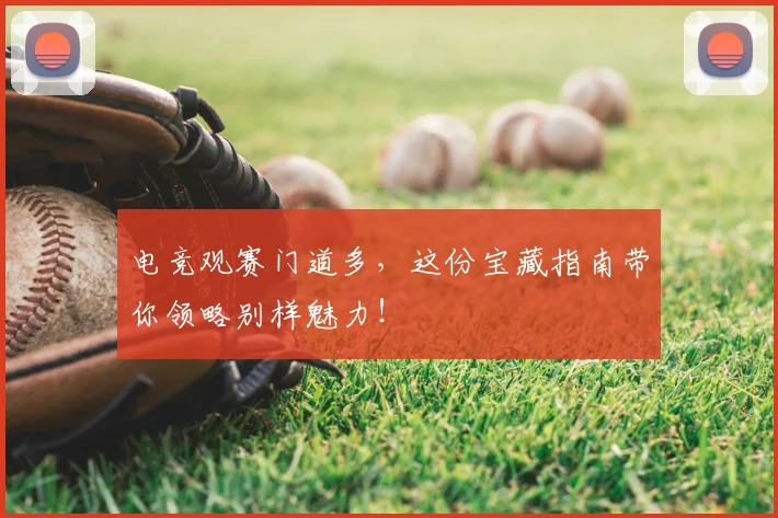 电竞观赛门道多,这份宝藏指南带你领略别样魅力!